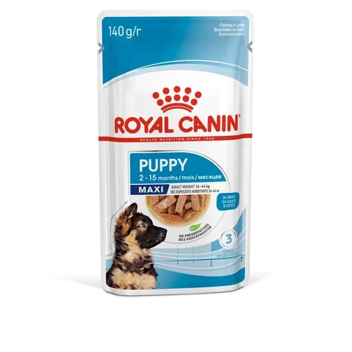 Royal Canin Wet Food Maxi Puppy in Gravy Pouch 140g