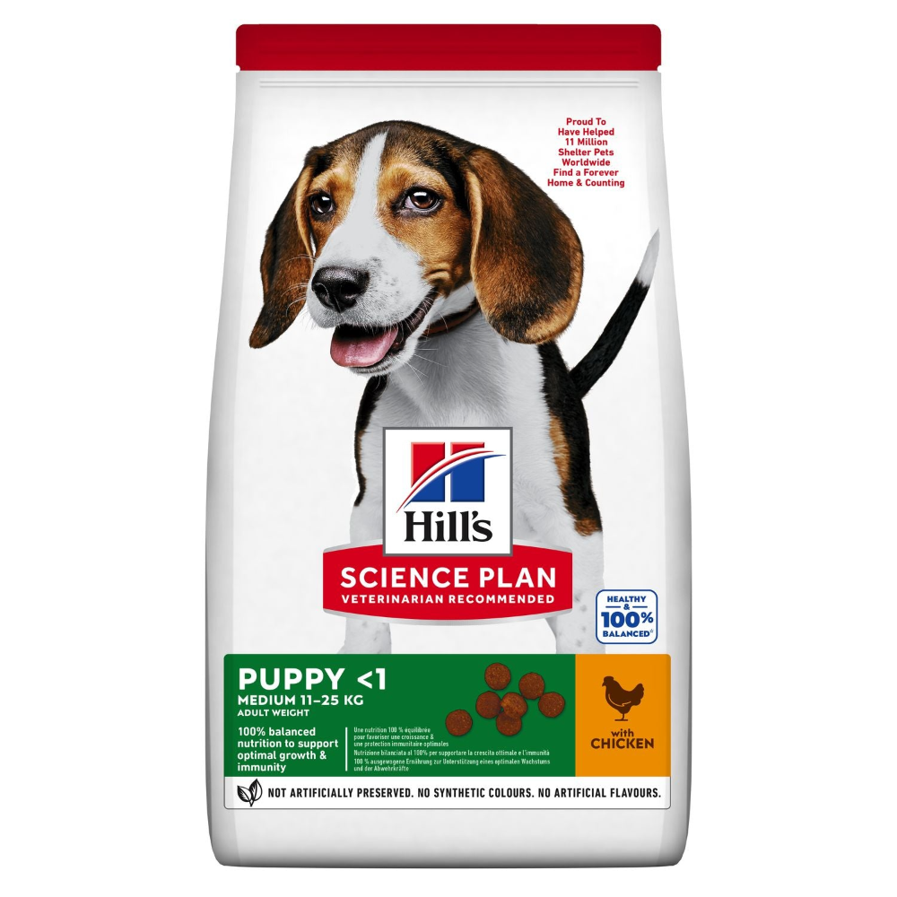 Hill's Science Plan Medium Breed Puppy Food with Chicken Petfast.shop Hill's Dog Dry Food Food petfast.shop Egypt2.5Kg 1700.00