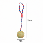 Dog Ball with Rope Toy