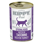 Kippy Wet Food For Cat Sterilised with Turkey 400g.