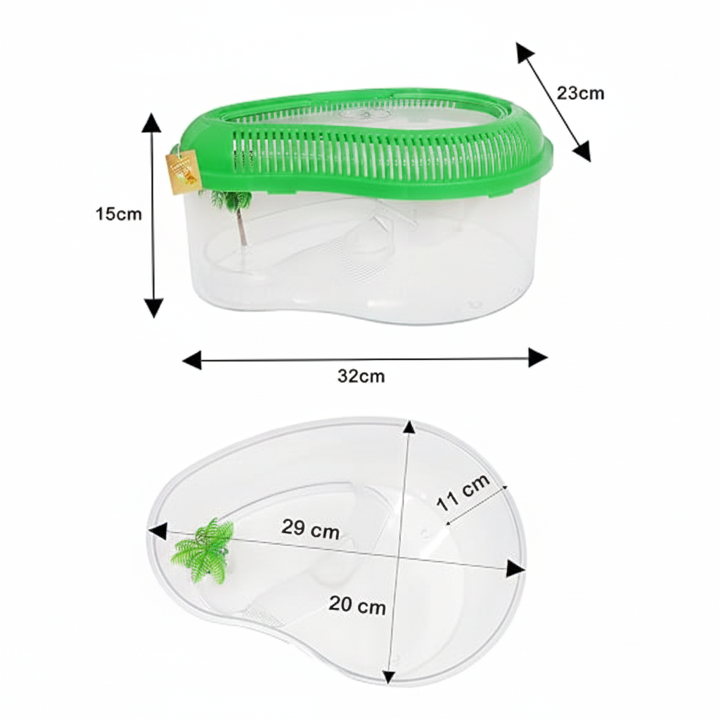 Turtles Plastic Tank Petfast.shop Generic Exclusive Small pet petfast.shop EgyptSmall / Green 150.00