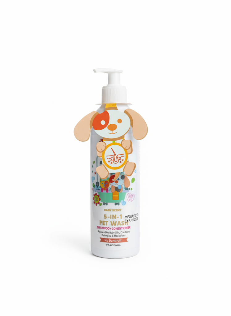 Pets Republic Anti Dandruff Shampoo 5 in 1 Baby Scent500ml.