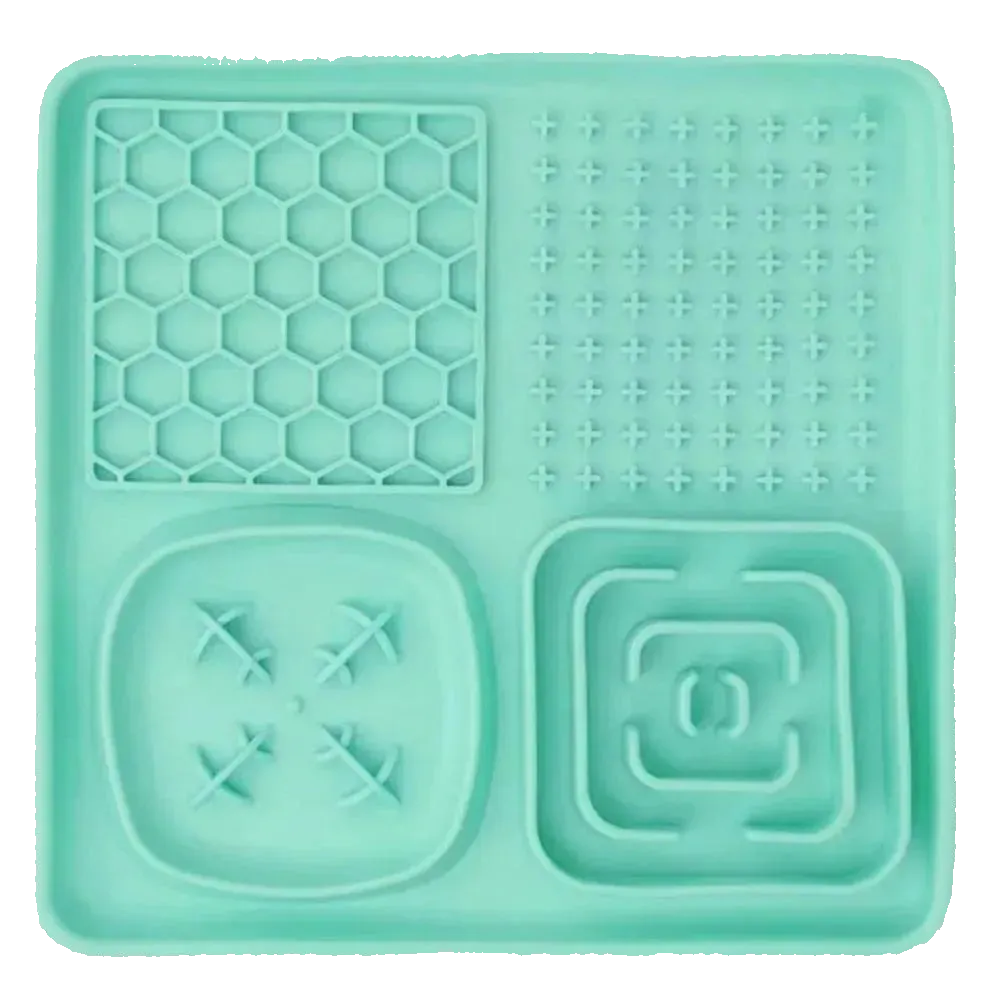 Slow Feeding Lick Mat for Pet Petfast.shop Generic Bowls & Feeders Cat Dog Kitten Puppy Supplies petfast.shop EgyptMint Green 170.00