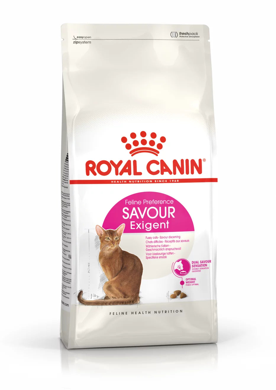 Royal Canin Savour Exigent All Breeds Adult Cat Food.