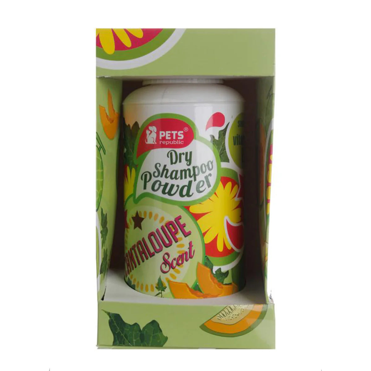 Pets Republic Dry Powder Shampoo Cantaloupe 500g.