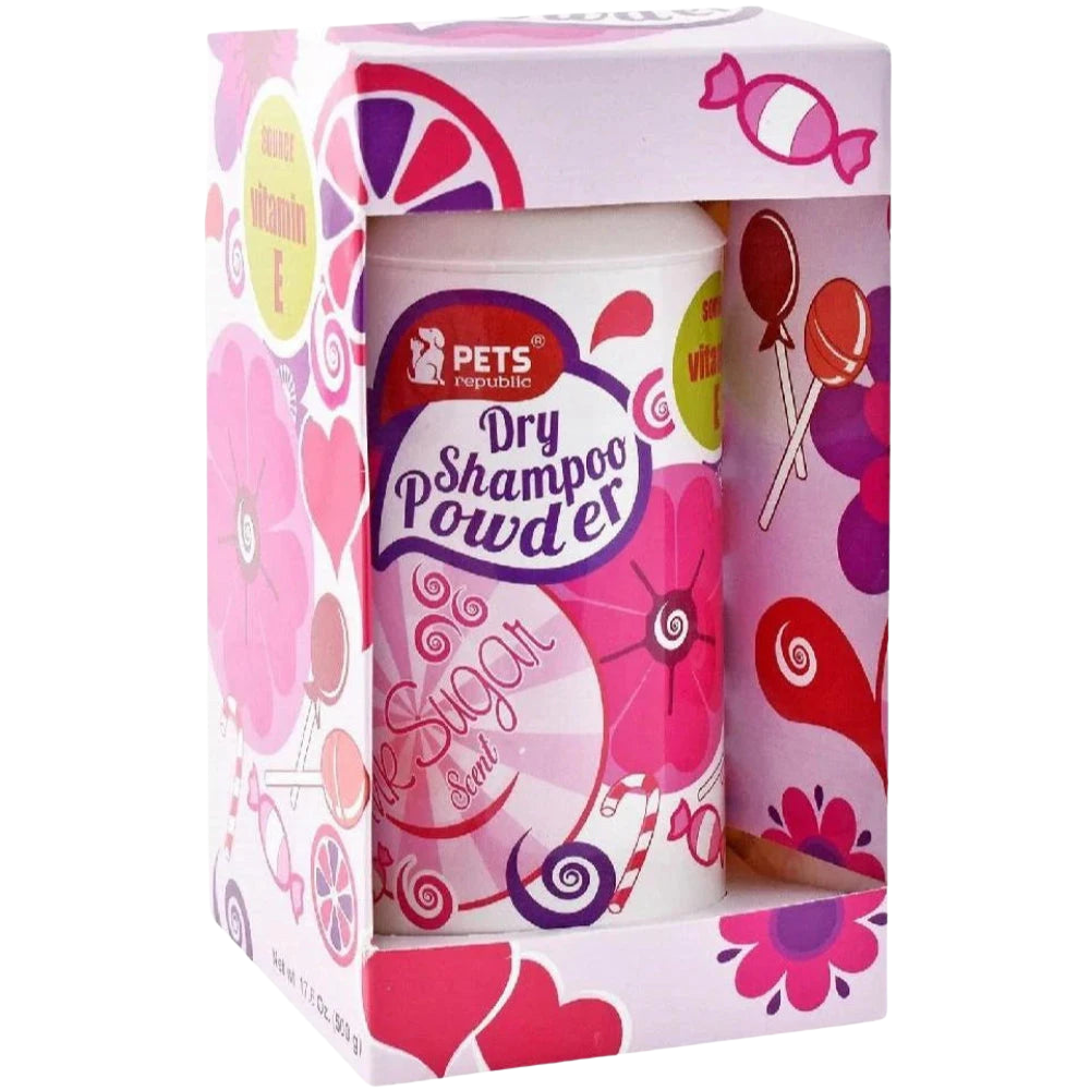 Pets Republic Dry Powder Shampoo Pink Sugar 500 g.