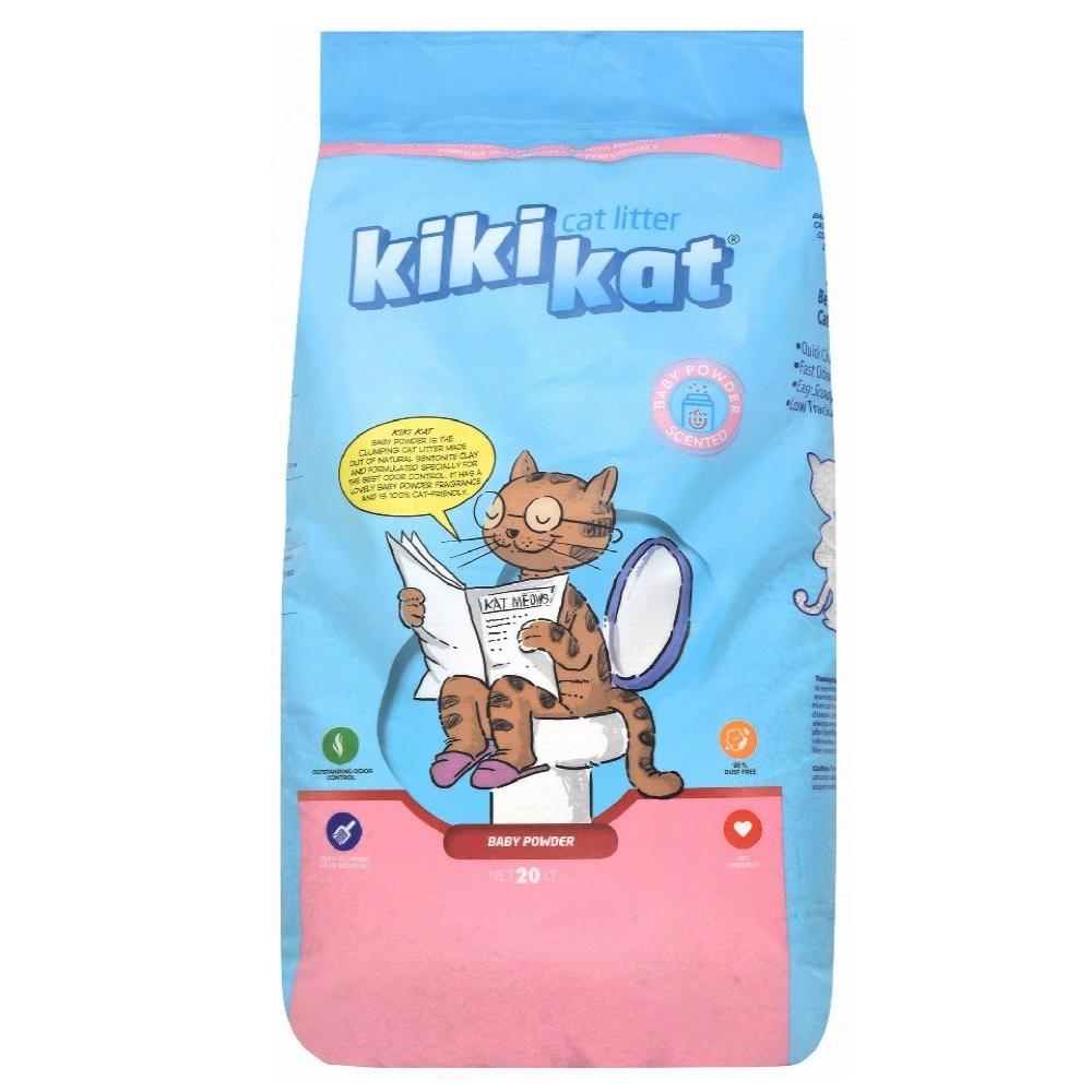 Kiki Kat Cat Litter Baby Powder 20 L.
