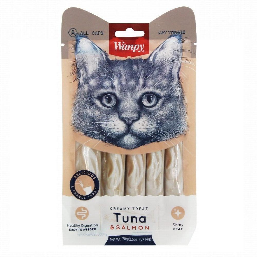 Wanpy Creamy Treat With Tuna And Salmon 70 gr.