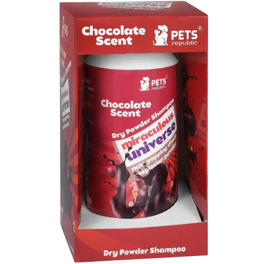 Pets Republic Dry Powder Shampoo Chocolate 500g.