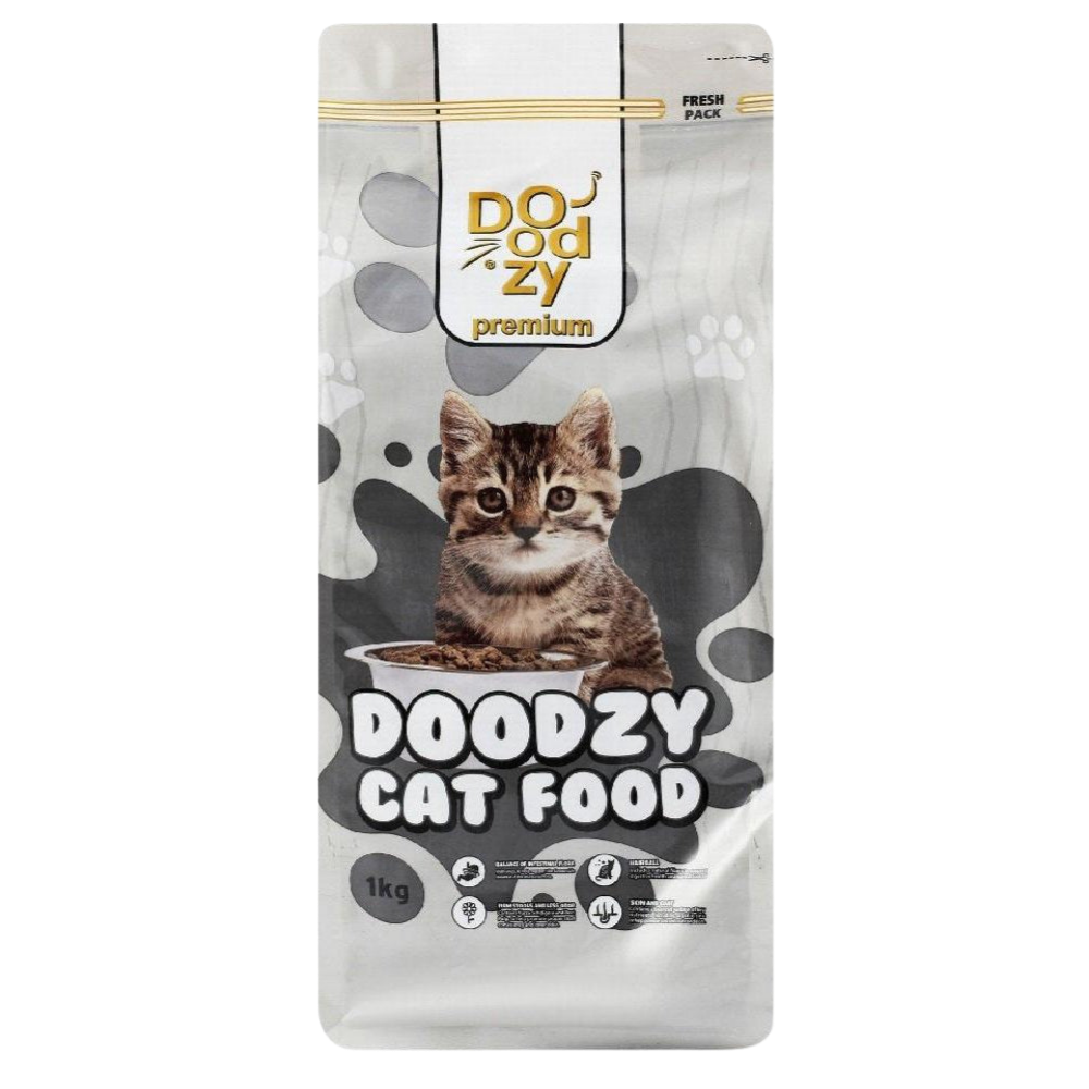 Doodzy Premium Dry Food for Adult Cats 1kg.