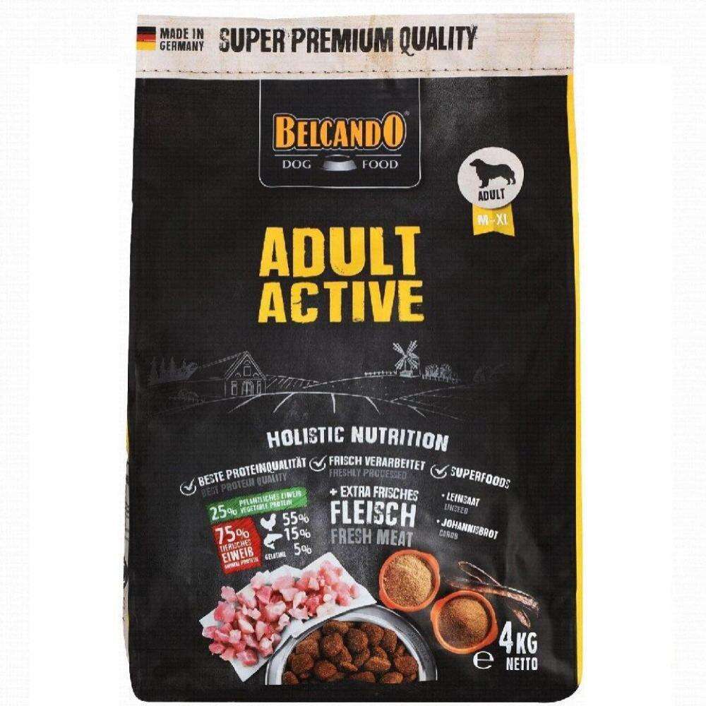 Belcando Adult Active Dog Dry FoodM-XL 4 kg.