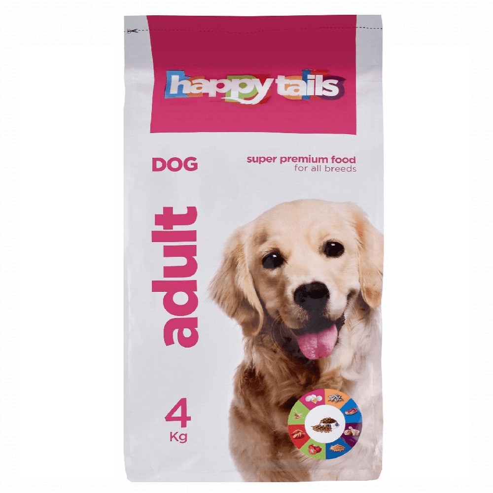 Happy Tails Dry Food With Chicken 4 Kg.