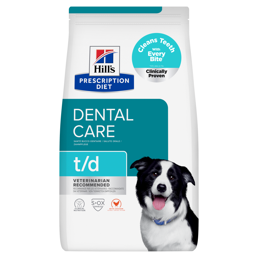 Hill's Prescription Diet t/d Dental Care Dog Food with Chicken 4Kg