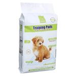 Package of Nunbell training pads with a puppy illustration on a white background