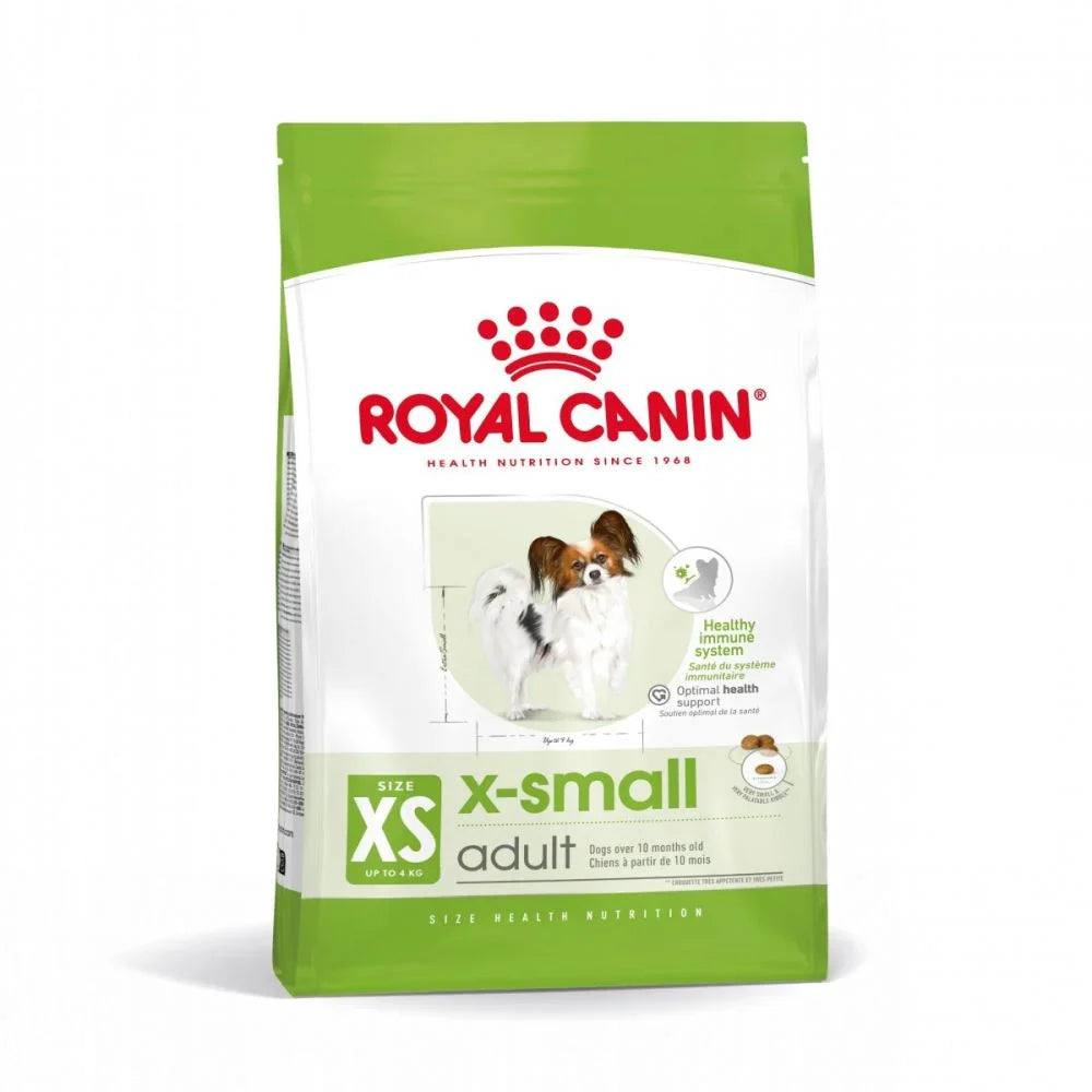 Royal Canin X-Small Breed Adult Dog Food 1.5kg.