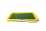 Yellow Pet Potty Tray - Side View