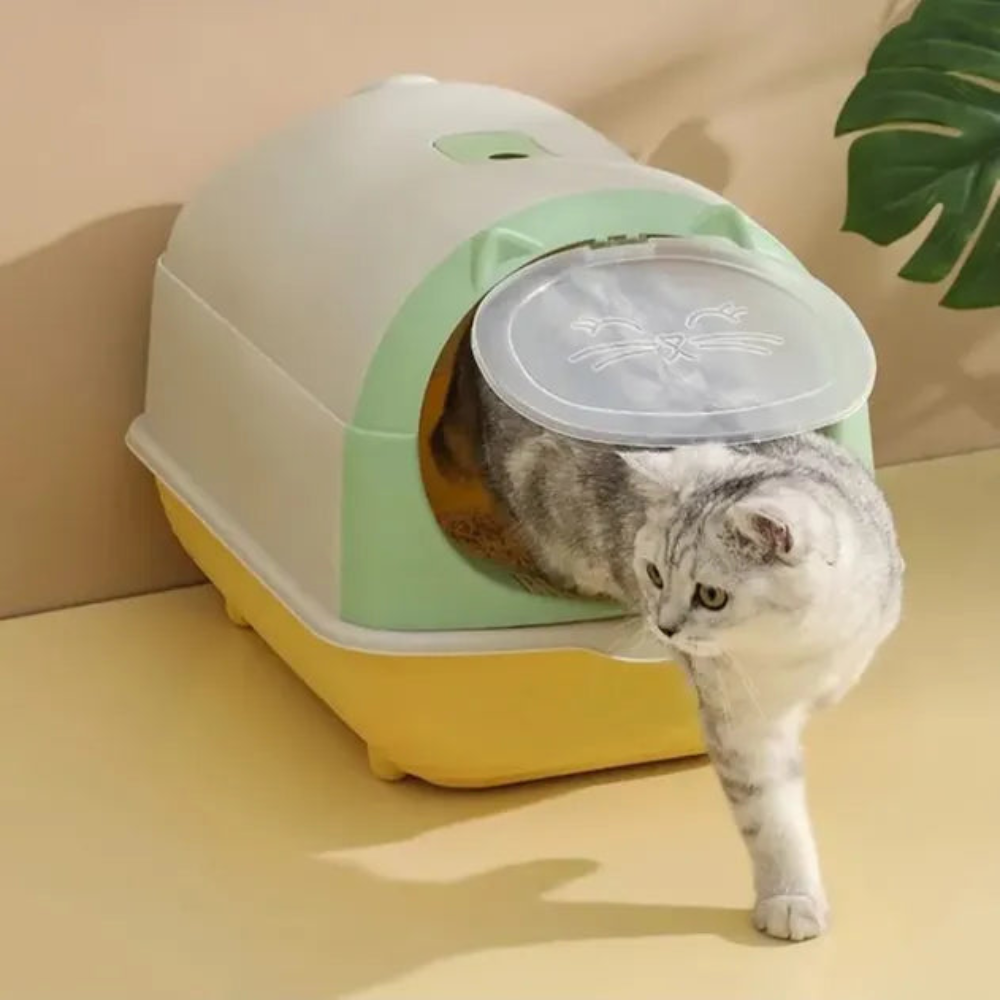 Cat Litter Box Cat Shape Size 34*48.5*34Cm
