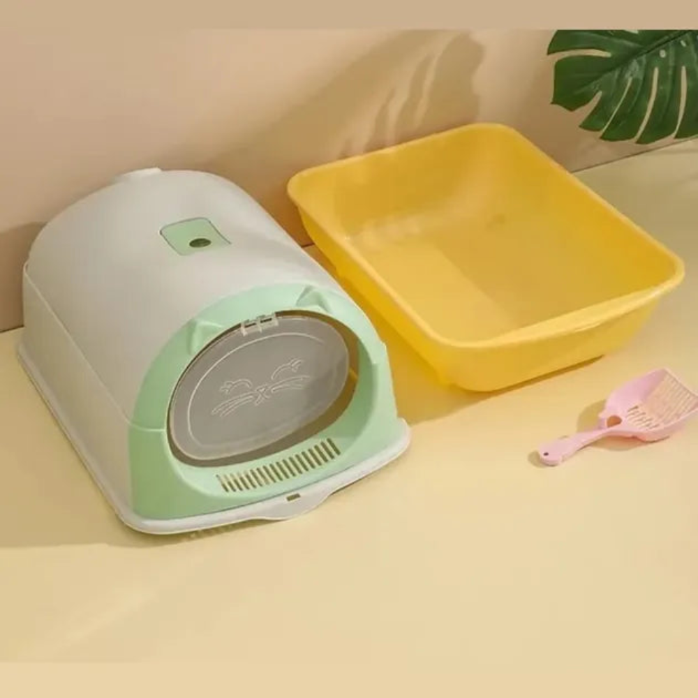 Cat Litter Box Cat Shape Size 34*48.5*34Cm